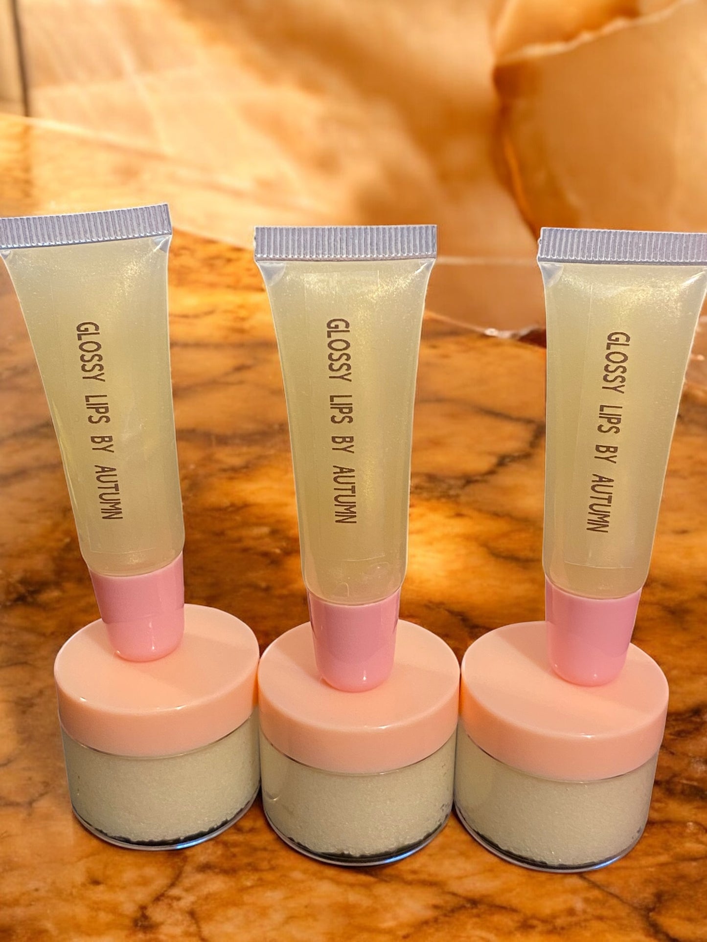Butterscotch Girl Pop Lip gloss & lip scrub