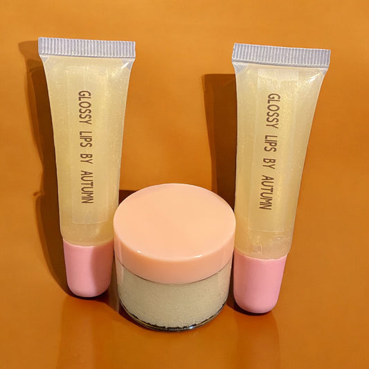 Butterscotch Girl Pop Lip gloss & lip scrub